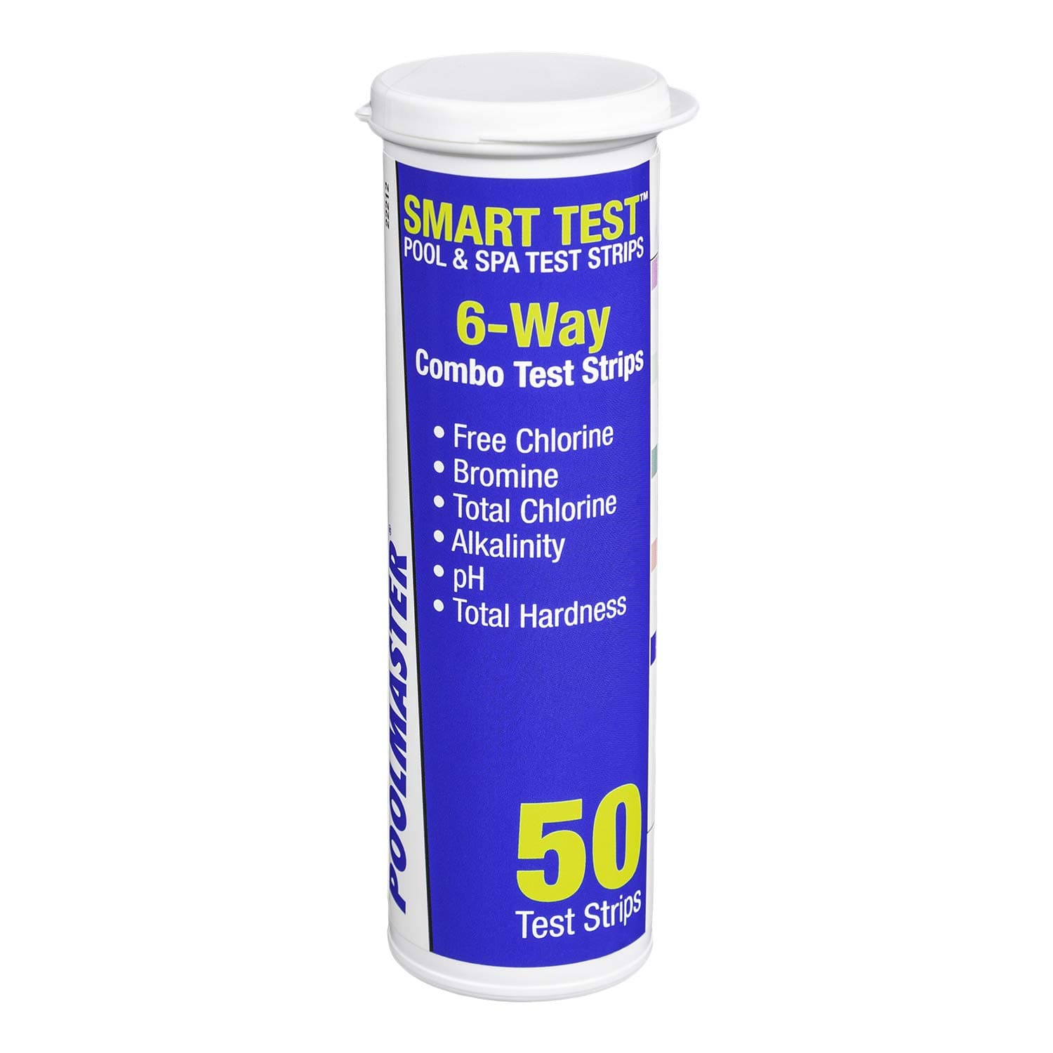 Poolmaster 22212 Smart Test 6-Way Pool and Spa Test Strips - 50ct