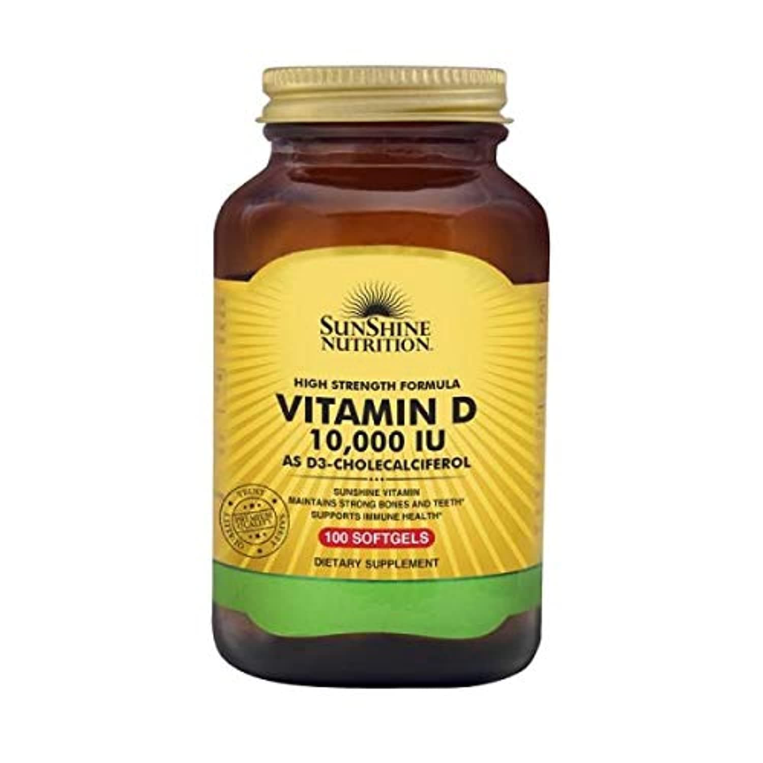 – Vitamin D 10000 Iu Softgels 100'S