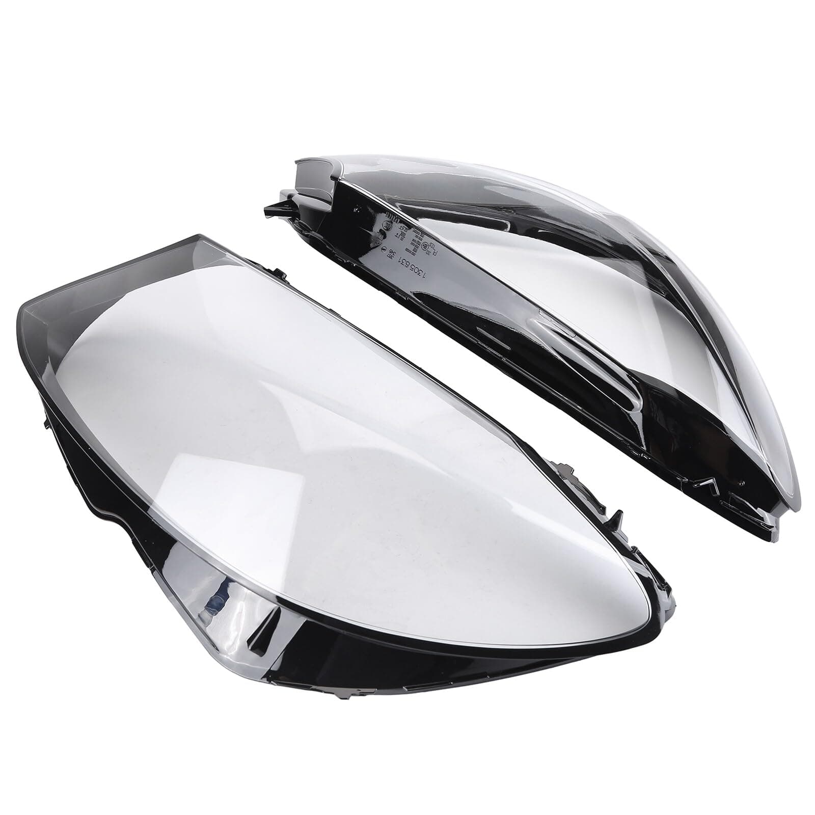 SEADEAR 1 Pair Left&Right Front Headlight Lense Cover Replacement for 2015-2018 Mercedes Benz W205 C180 C200 C260L C250 C300 C350 C400 C-Class Clear Lens Cover Cap A2059067303 A2059067403