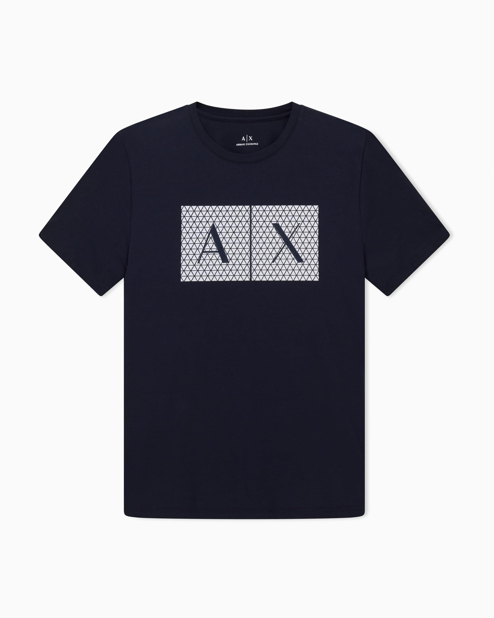 Men's Triangulation Crew Neck T-Shirt