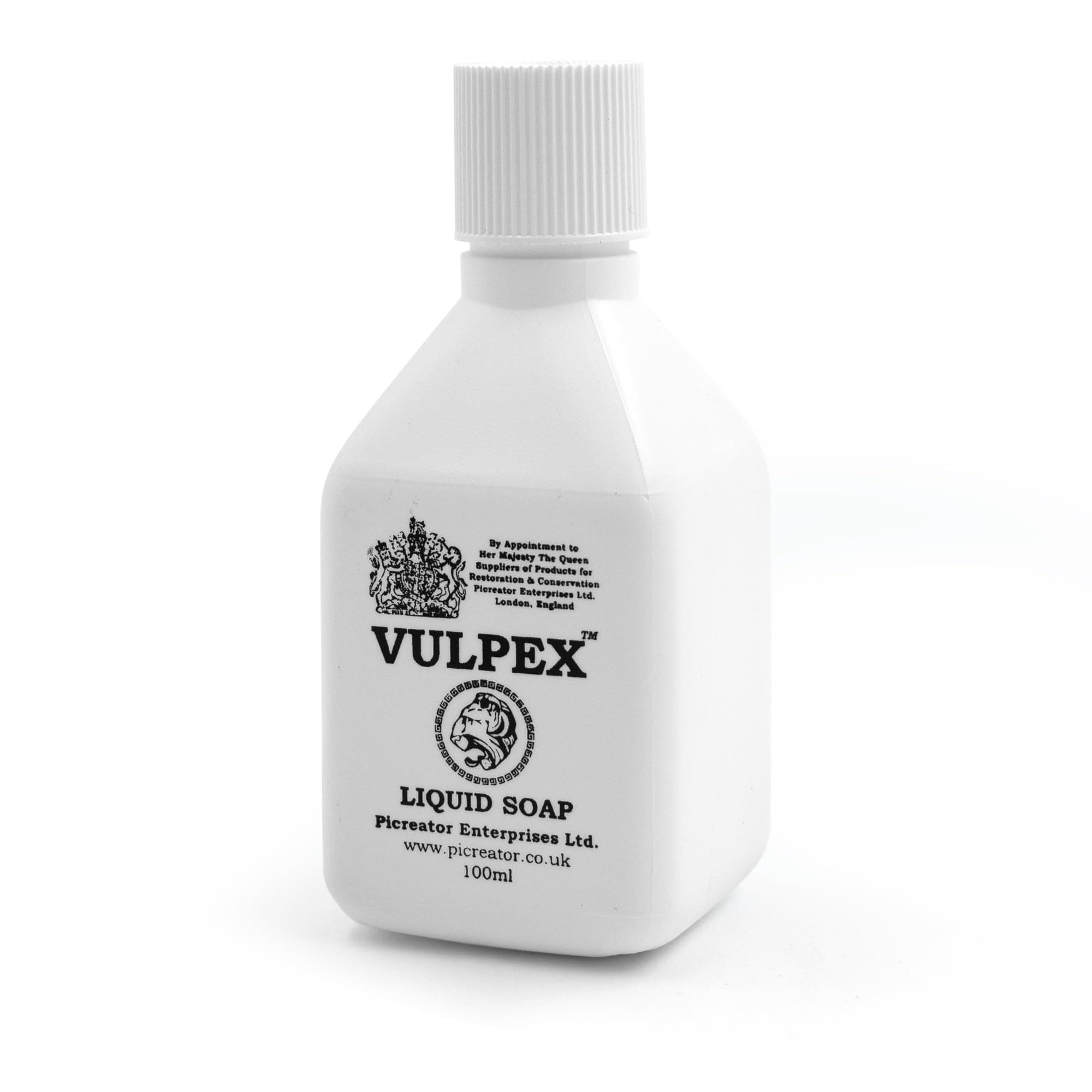 Vulpex Liquid Soap 100ml - Safe Cleaner For All Surfaces - Granite Marble Stone Leather - Non-Acidic Non-Corrosive - Concentrated All Purpose Cleaner