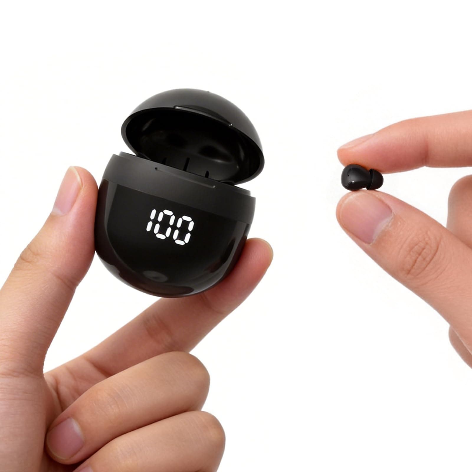 Invisible Mini Earbuds Wireless Bluetooth, Low Profile Micro Smallest Tiny Discreet Hidden Earbuds for Work, Small Headphones, Invisible Sleep Wireless Earphone IPX5 Waterproof for Small Ear Canals