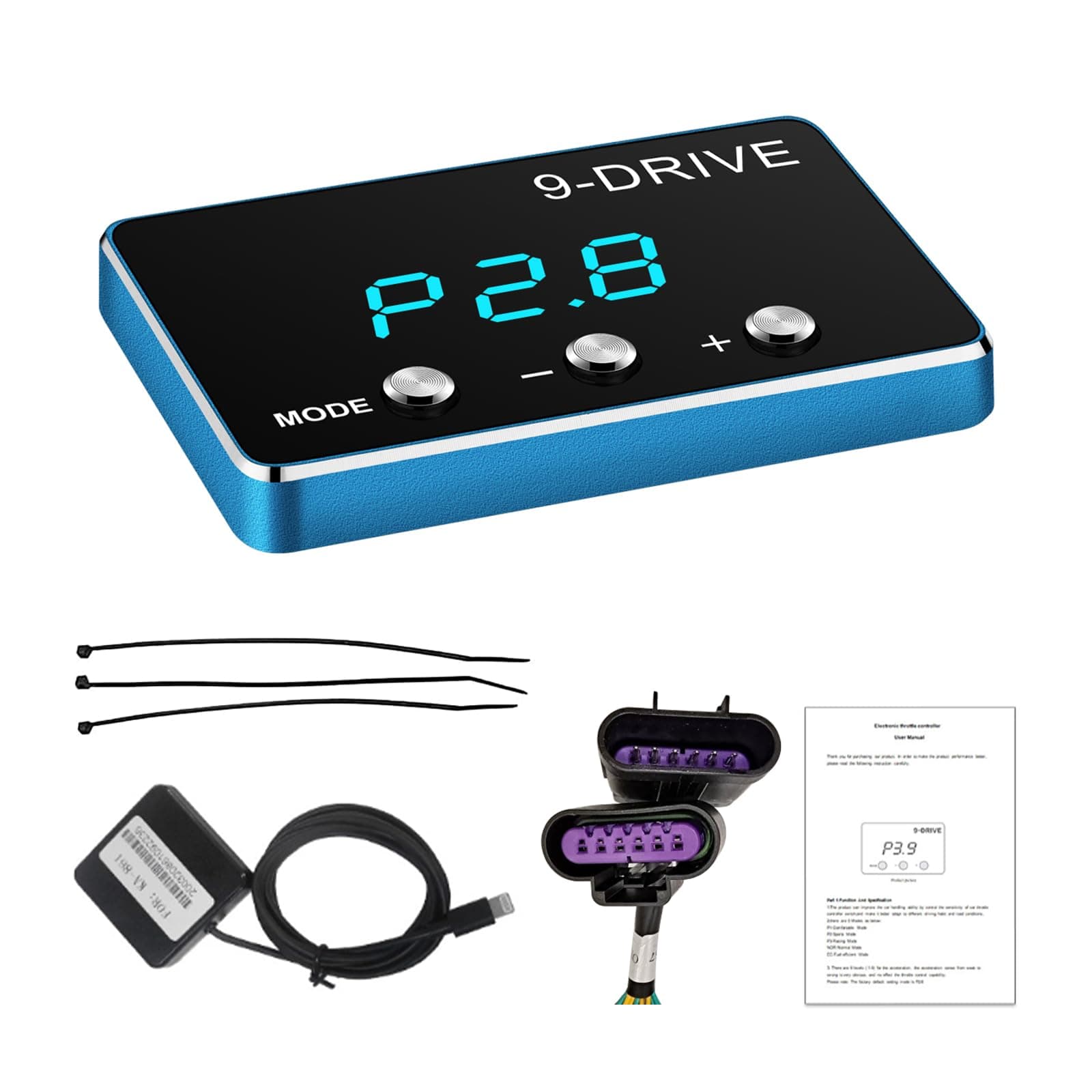 Throttle Response Controller F1 867 Smart Intelligent Electronic Accelerator 9 Drives 5 Modes Fit on Chevrolet Silverado Tahoe GMC Sierra Yukon Cadillac Escalade Power Acceleration Booster