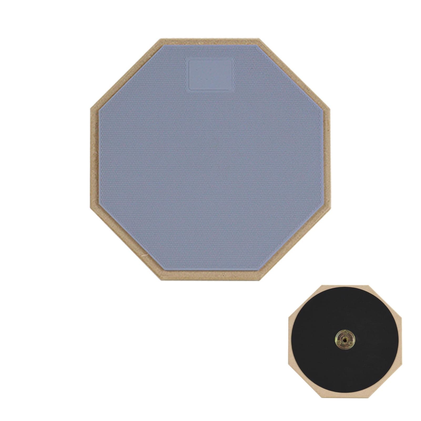 DAYONG Practice Drum Pad, 8 Inch Shock-Absorbent Silent Training Drum Pad for Kid Adult Beginner Jazz Drums. (Grey)
