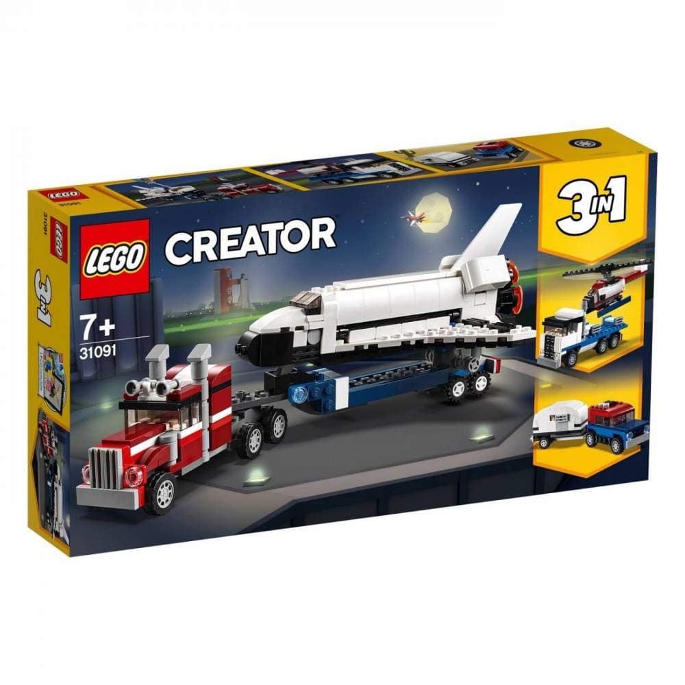 Creator 3in1 Shuttle Transporter 31091 Building Kit (341 Pieces)