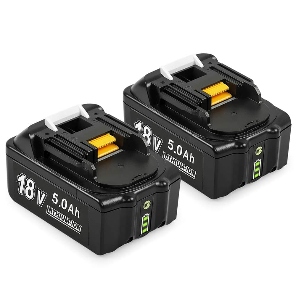 Bsioff (1pack) BL1850 18V 5.0Ah Lithium Replacement Battery Compatible with Makita BL1850B BL1850 BL1860 BL1840 BL1840B BL1830 BL1830B Cordless Power Tool with LED Charge Indicator
