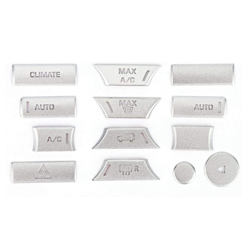 Air Conditioner Trim, 13pcs Car Air Conditioner Button Patch Trim Fit for Land Rover Range Rover Sport 2014-2017