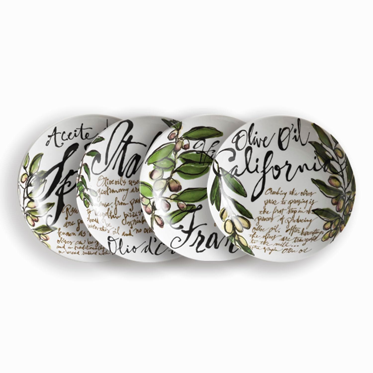 ROSANNAロザンナ パスタ皿 オリーブオイル パスタボウル4枚アソートセット