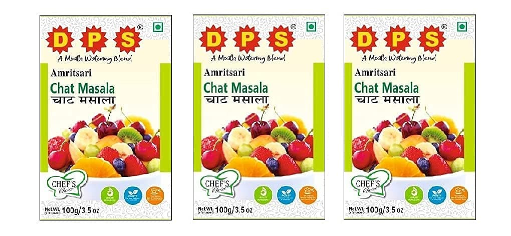 DPS Chat Masala, 100 Grams Pack of 3