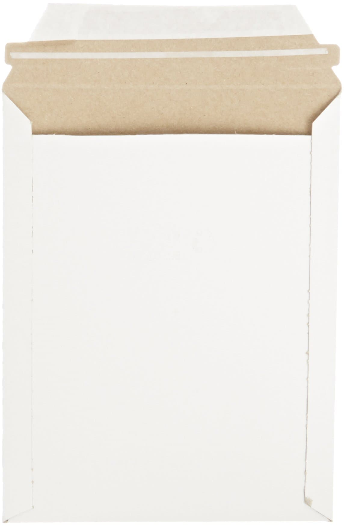 Pratt MJ-2 Self-Seal Stay Flat Mailer, White, 7" x 9" (Pack of 100)