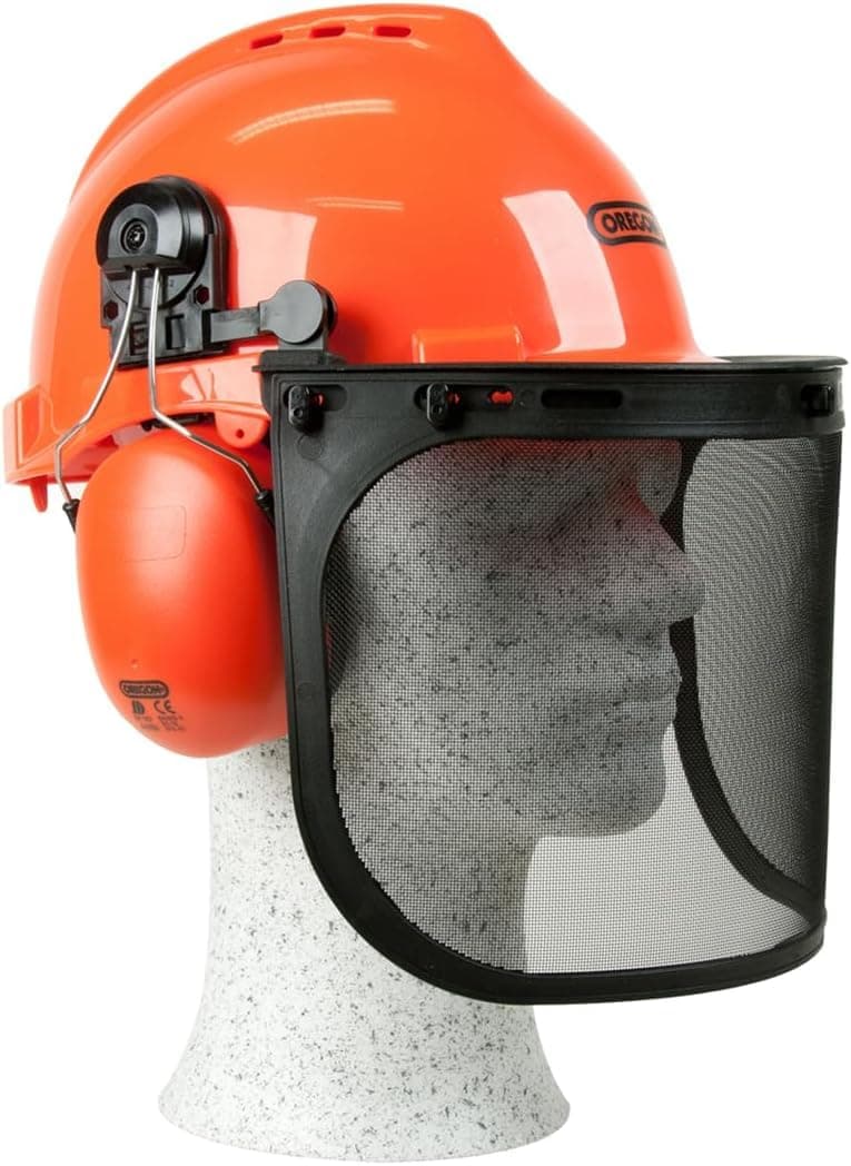 Protect chainsaw Safety Helmet with Protective Ear Muff and Mesh Visor