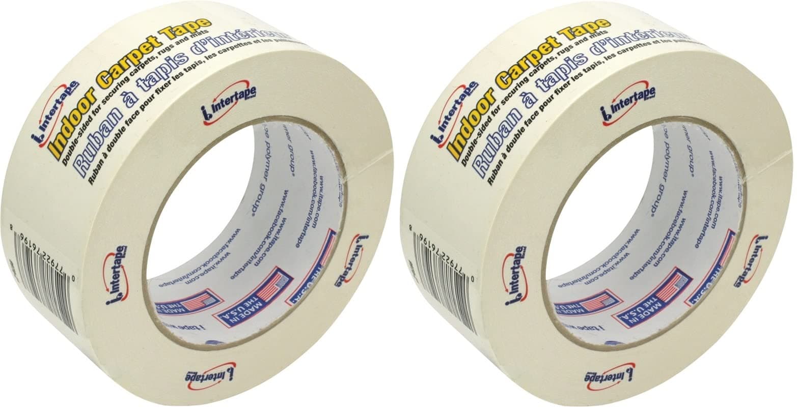 Intertape Polymer Group76196 1.88" X 36 Yards White Double-Sided Indoor Carpet Tape