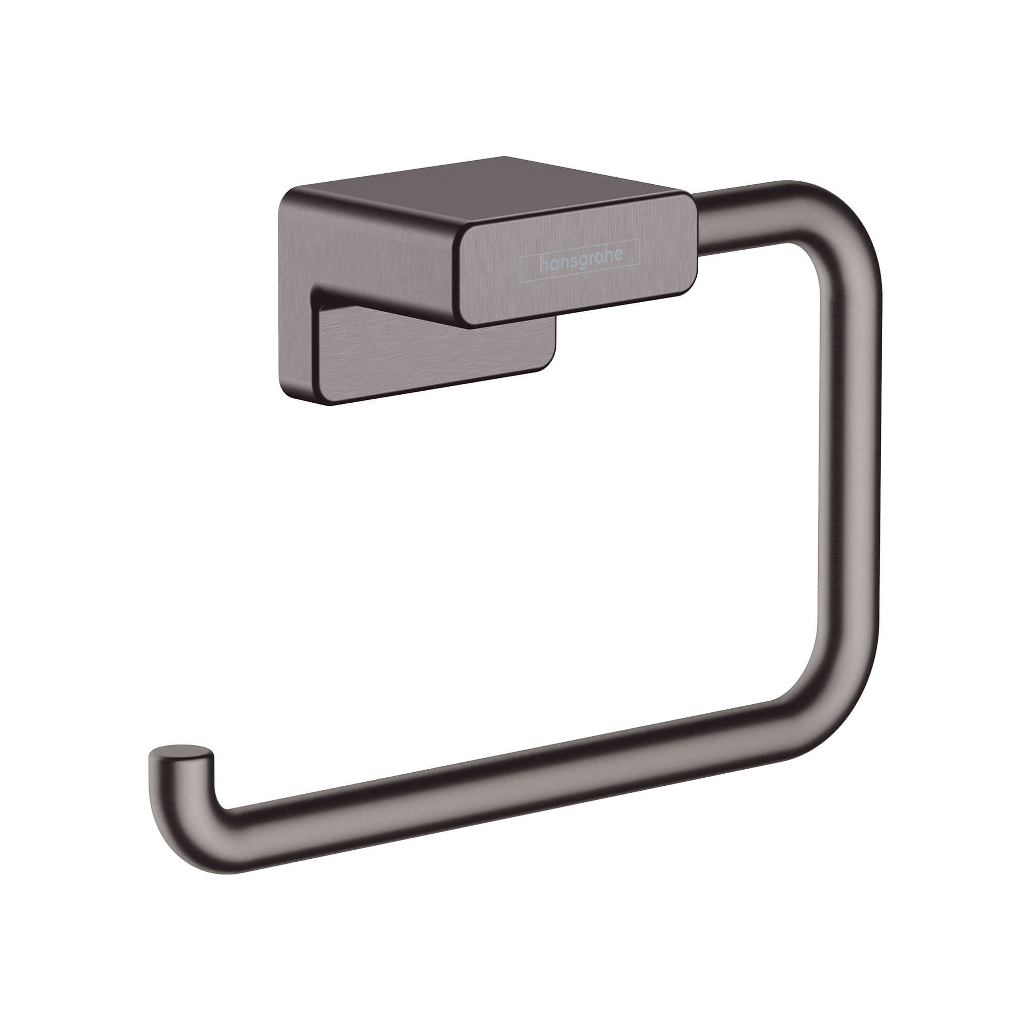 hansgrohe AddStoris Towel ring, brushed black chrome, 41754340