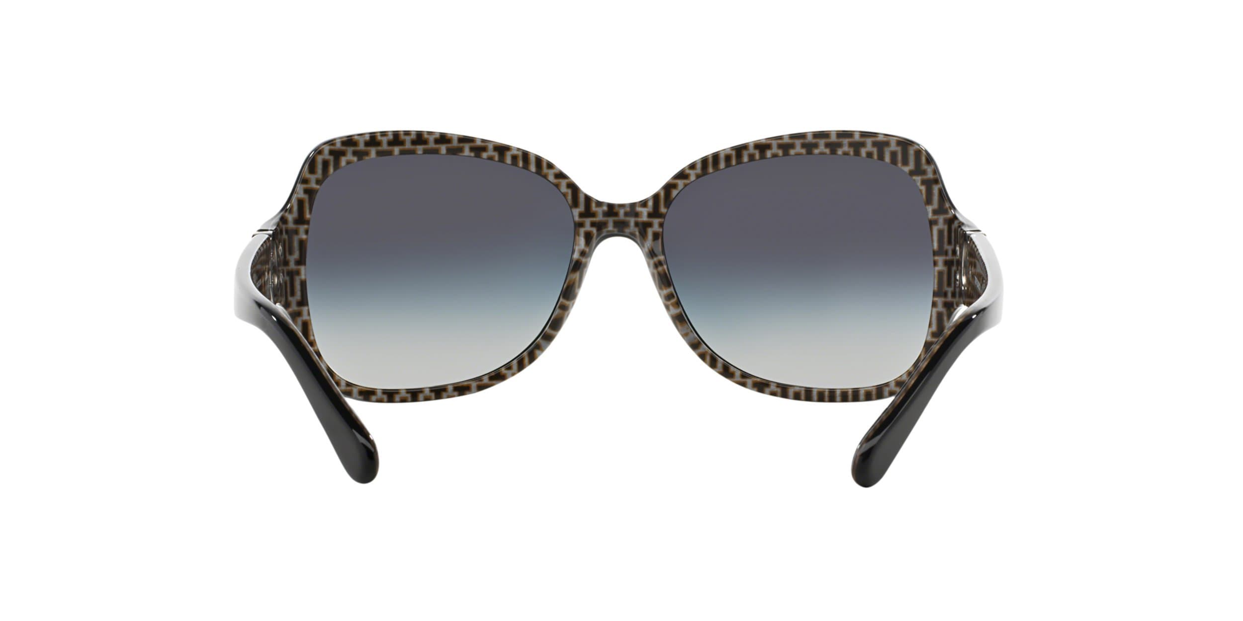 Tory Burch Sunglasses - TY7059 / Frame: Black Stitch Lens: Grey Gradient
