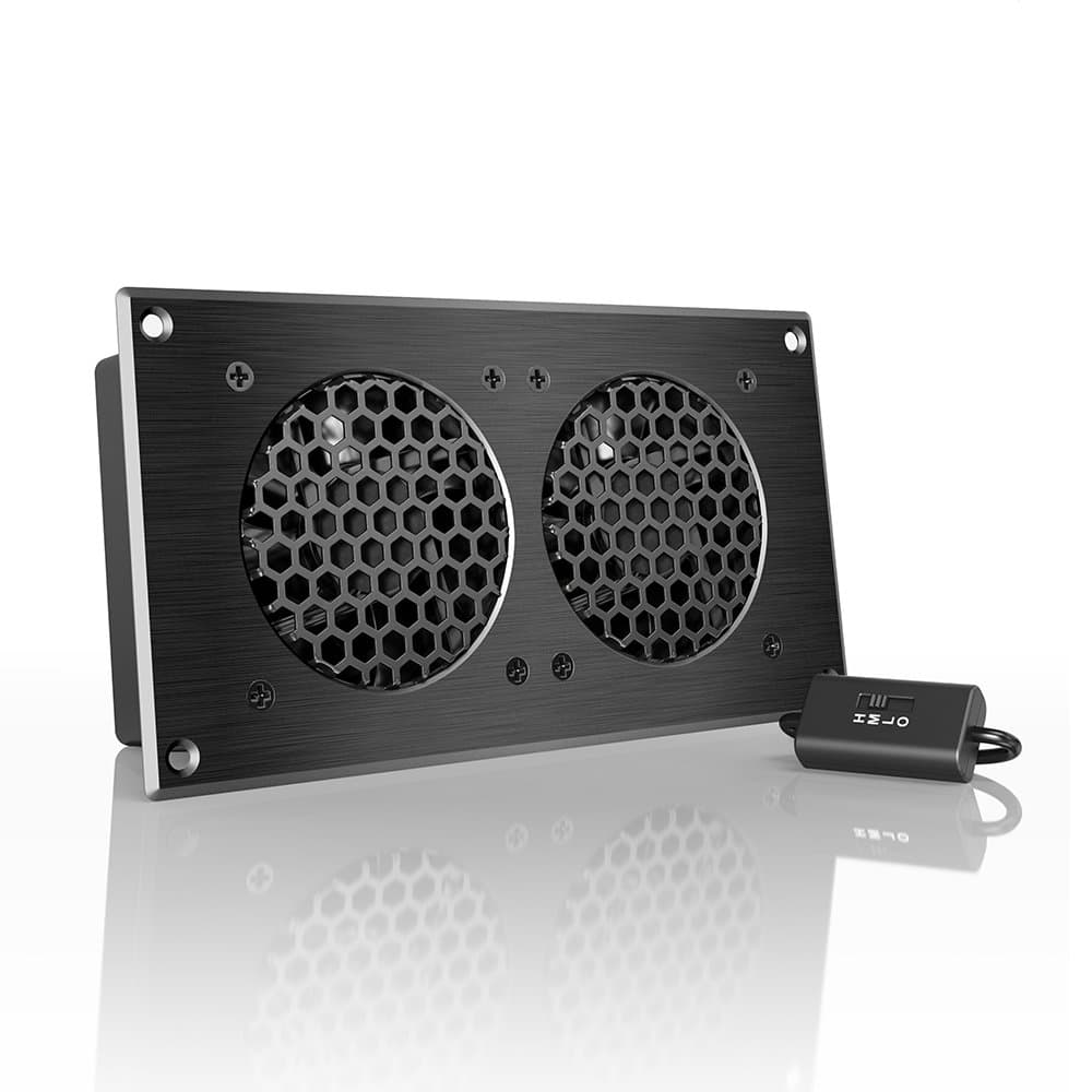 AC Infinity, AIRPLATE S5 Home Theater and AV Cabinet Fan 8"