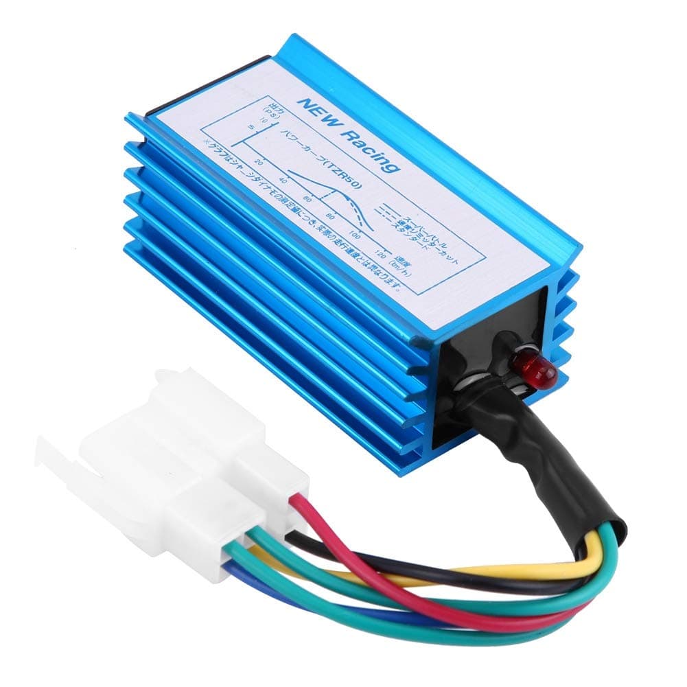 6 Pin Racing CDI Box Ignition Coil Performance Blue AC CDI Box for Motorcycle 125cc 150cc 200cc 250cc Pit Bike Scooter ATV Quads No Rev Limit 6 pin cdi new racing cdi racing cdi jog 4cycle 6pin