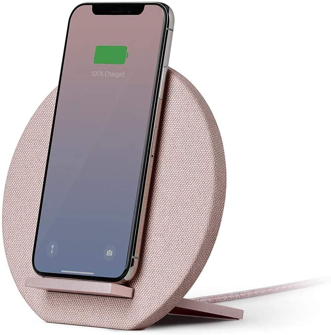 – Dock Wireless Charger - Qi Certified - 10W Versatile Fast-Charging Stand for Wireless Devices - Compatible with iPhone 11/11 Pro/11 Pro Max/XS/XS Max/XR/X/8/8 Plus - Rose Gold