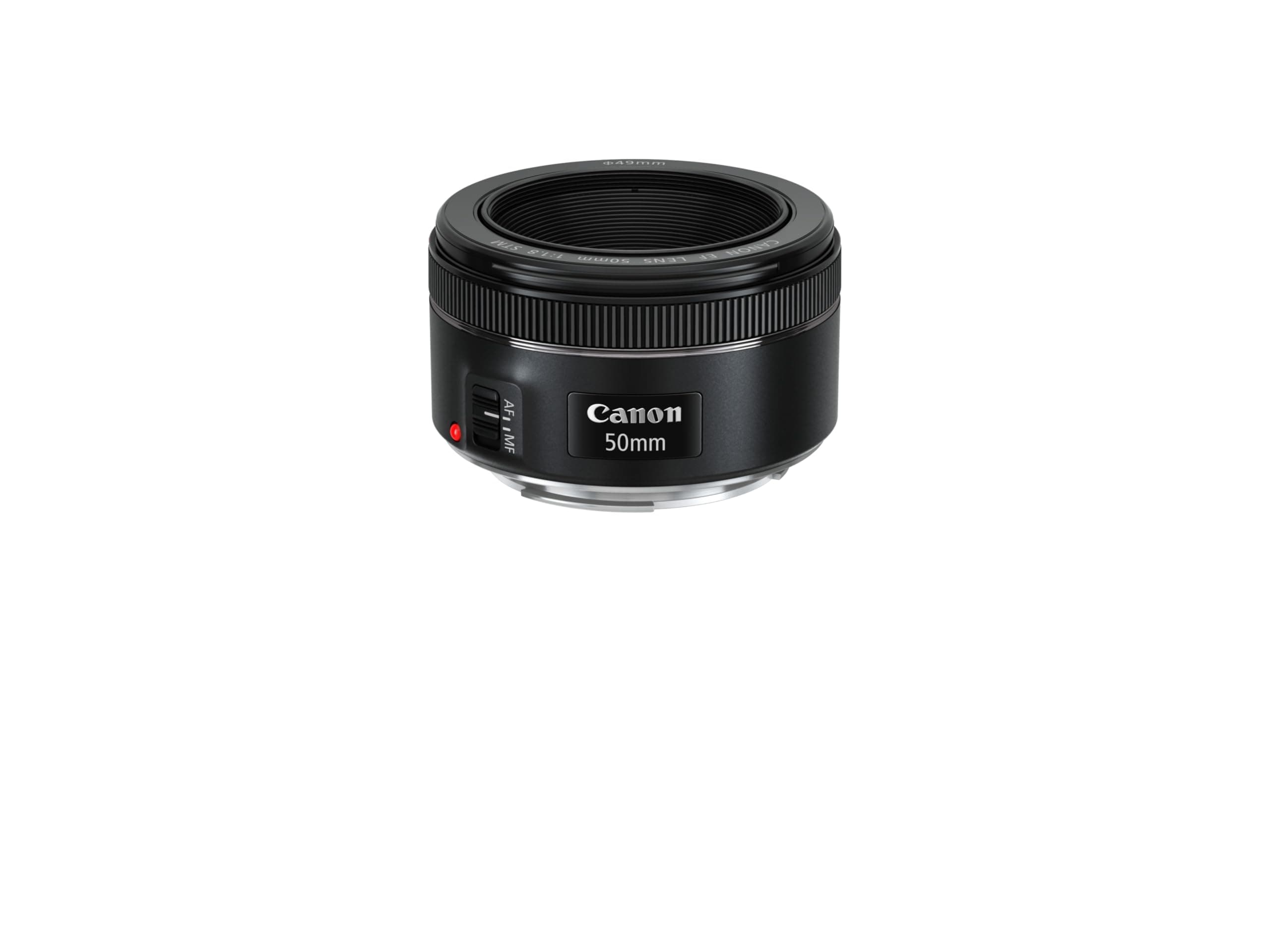 Canon EF 50 mm 1.8 STM Lens - Compact and Lightweight Lens for Canon DSLR Cameras, Fast Aperture, Smooth Focusing - Ideal for Portraits and Creative Photography