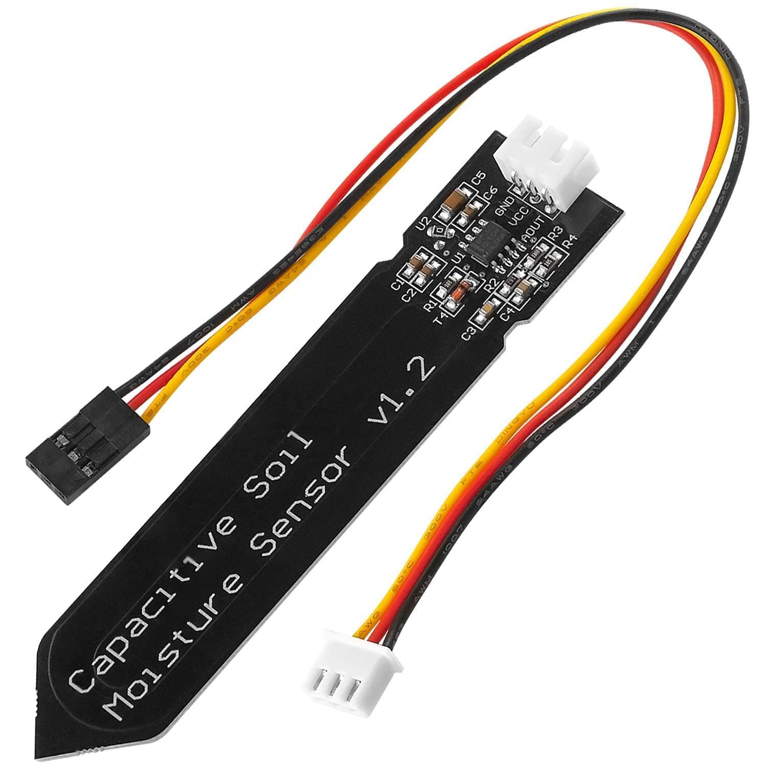 AZDelivery Soil Moisture Sensor Hygrometer Module V1.2 capacitive compatible with Arduino including E-Book!