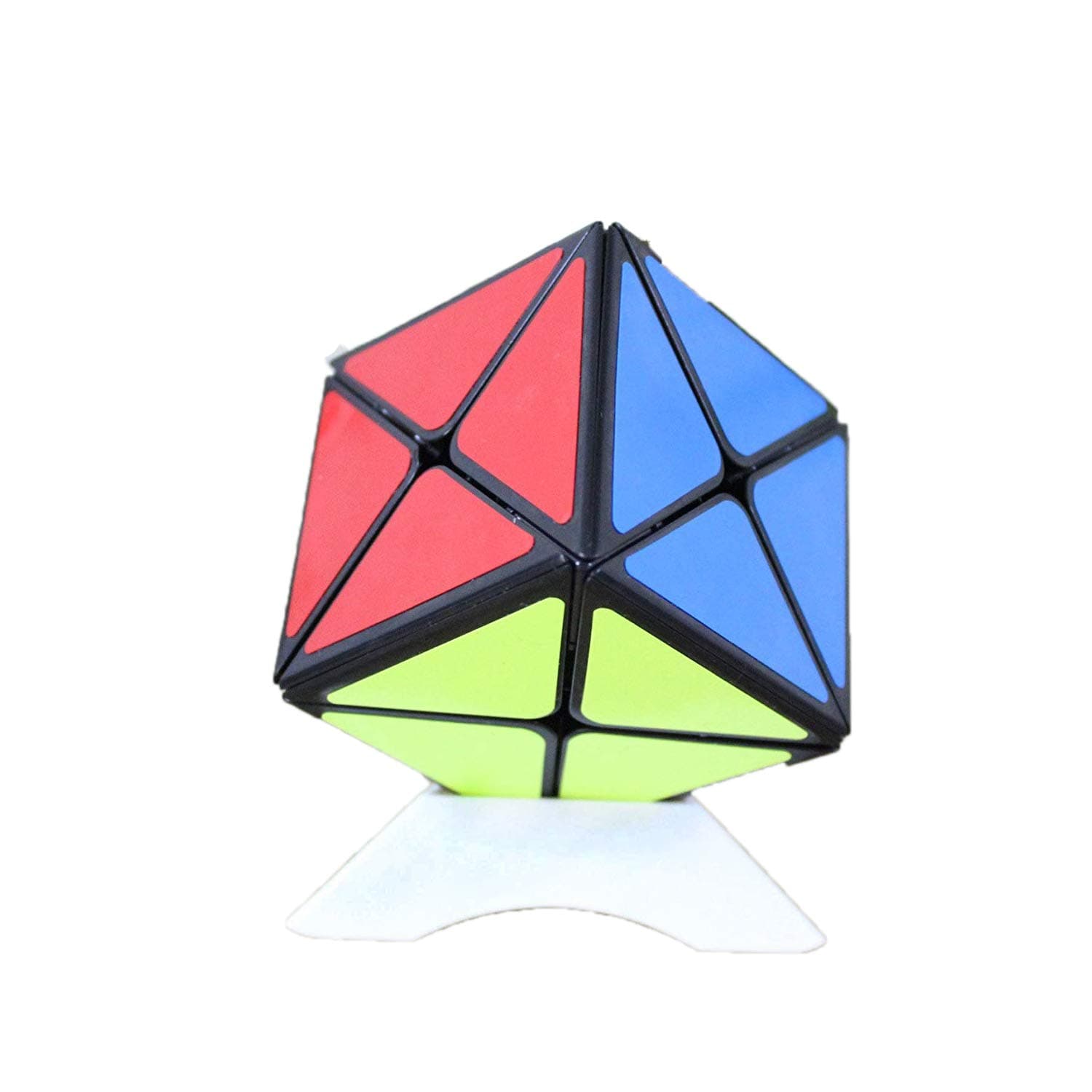 Shengshou Dino cube Black Legend 8 Axis magic puzzles cubes, with one cube stand (Black)