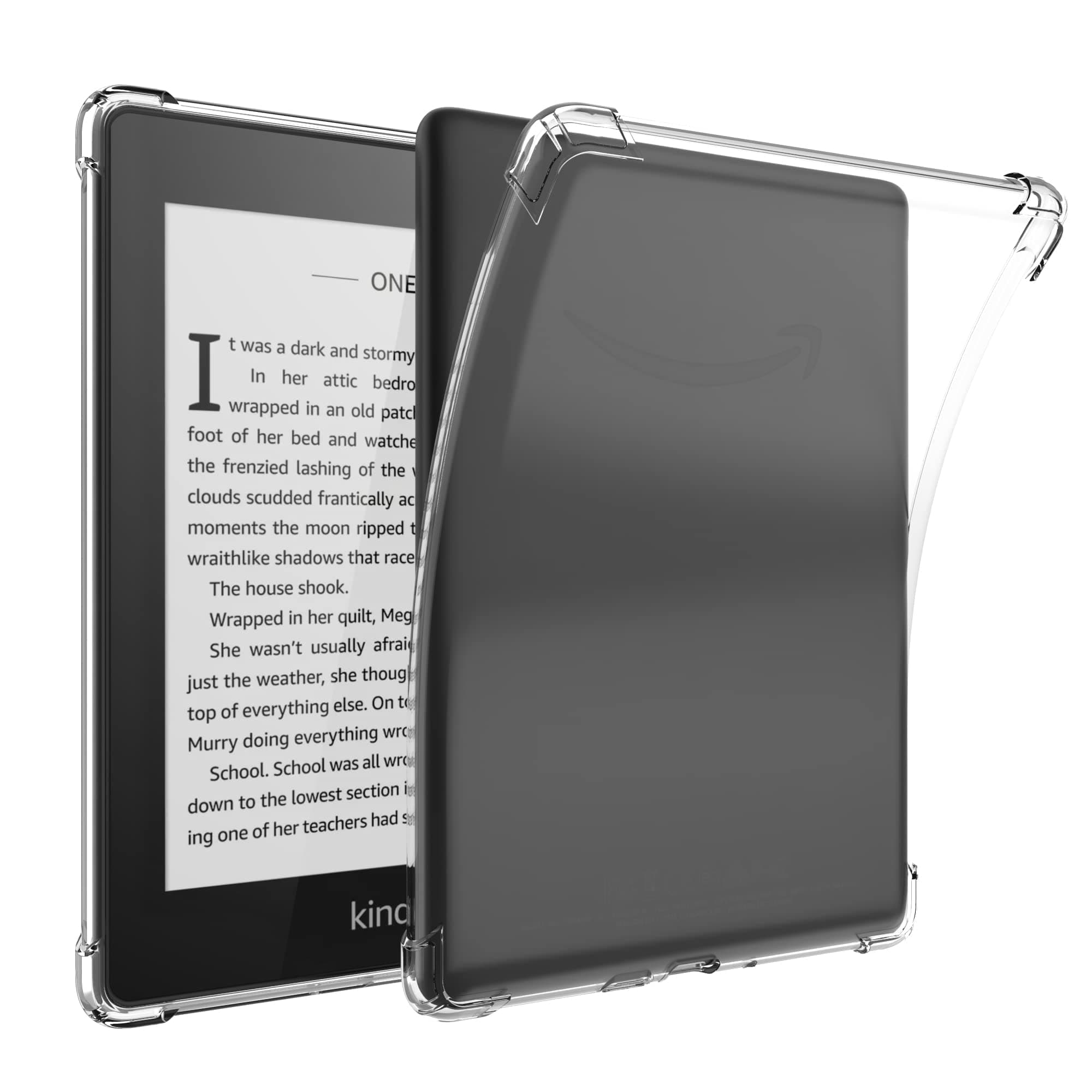 Clear Case Fit for Kindle Paperwhite (10th Generation, 2018) 6" Transparent Cover, Ultra-Thin Protective Back Shell with Thick Corners for Kindle Paperwhite 4 (10th Gen) (Transparent)