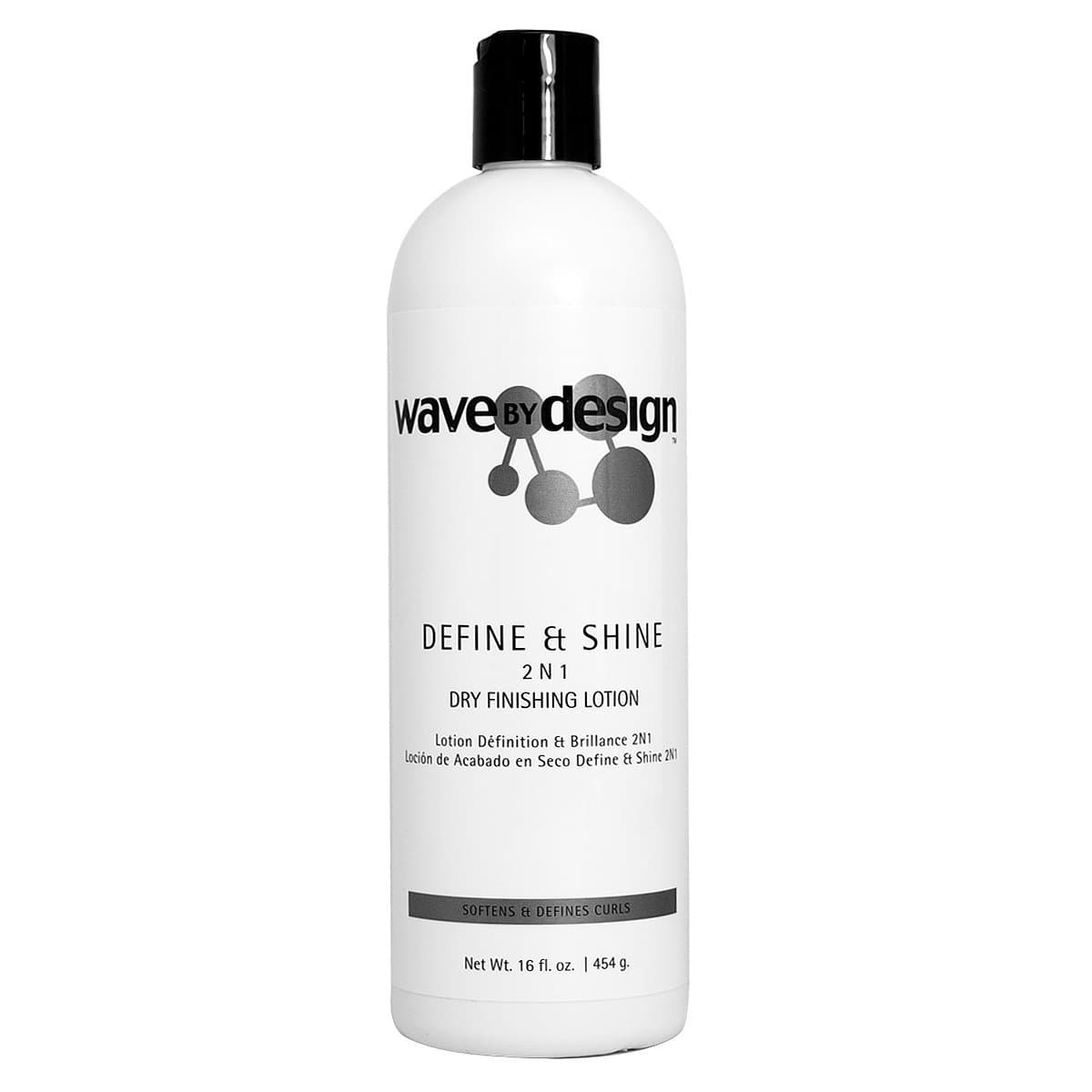 Wave by Design Define & Shine 2 N 1 Dry Finishing Lotion 16oz "Pack of 2"
