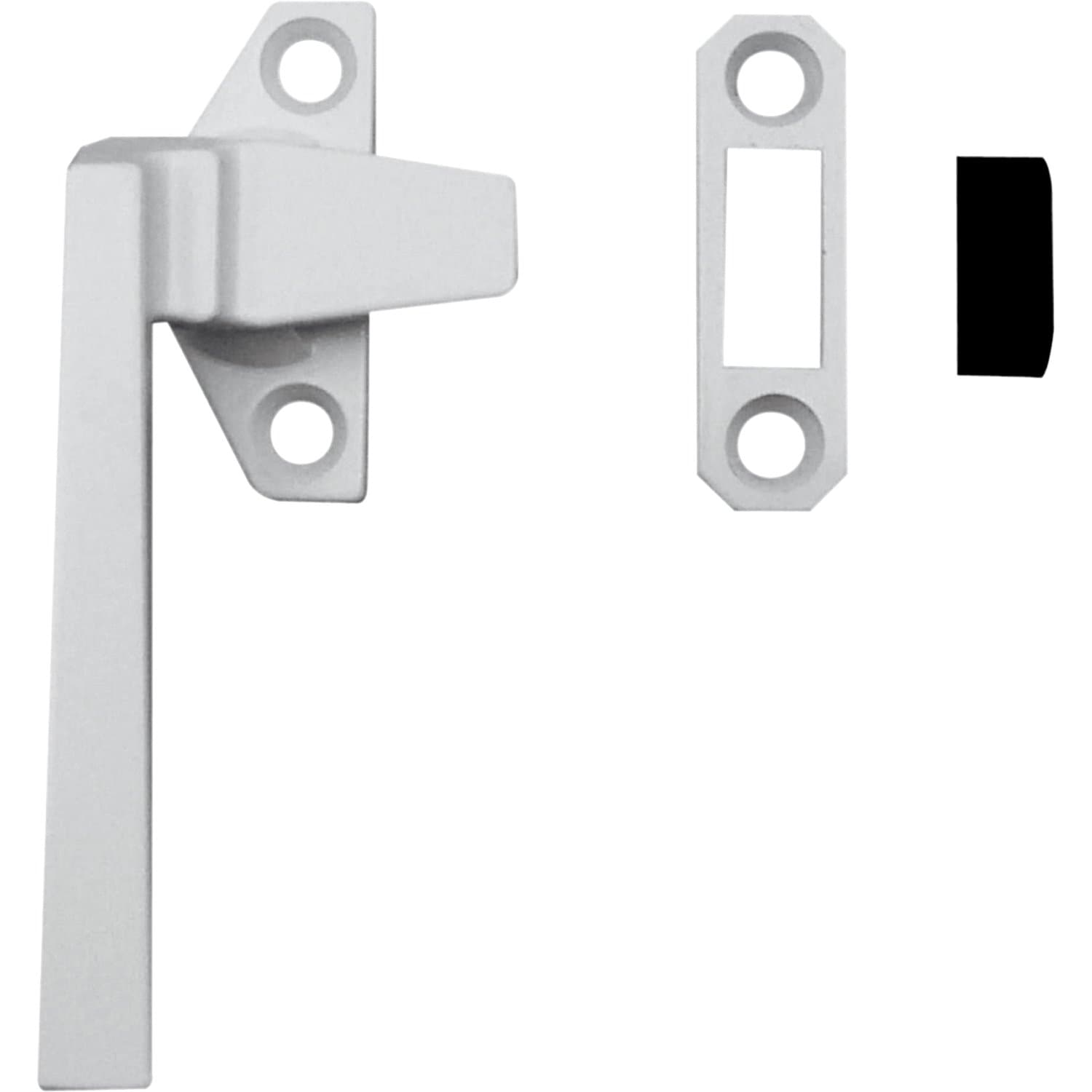 Prime-Line H 3820 Left-Handed, White, Casement Locking Handle with Offset Base (Single Pack)