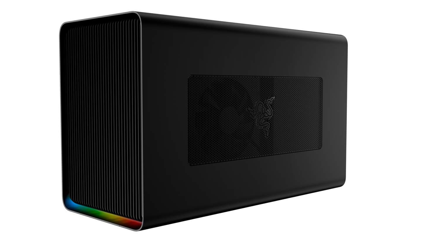 Razer Core X Chroma Aluminum External GPU Enclosure (eGPU): Compatible with Windows & MacOS Thunderbolt 3 Laptops, NVIDIA/AMD PCIe Support, 700W PSU, 4X USB 3.1, 1x Gbit Ethernet, Chroma RGB, Black