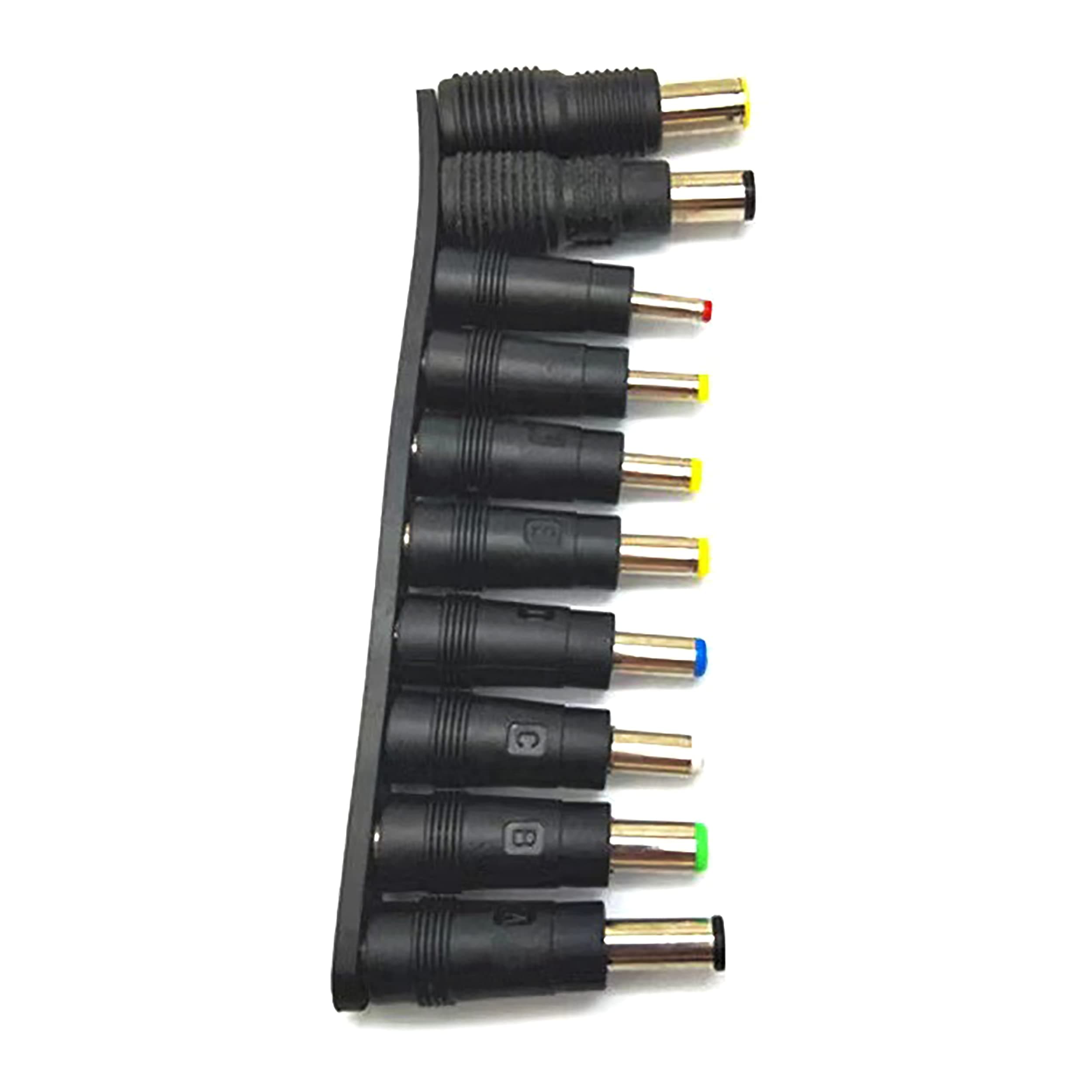 IRYNA DC Barrel Jack Adapter 10Pcs Universal DC Tip Set, 5.5 x 2.1mm, Compatible with HP, Dell, Lenovo, Toshiba, Sony Laptops