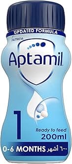 Advance 1 Infant Formula Milk Ready to Feed From 0-6 Months, Ready to Drink Liquid Formula, 200ml