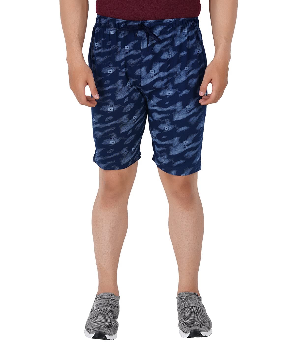 FEEL TRACKMen Cotton Printed Shorts