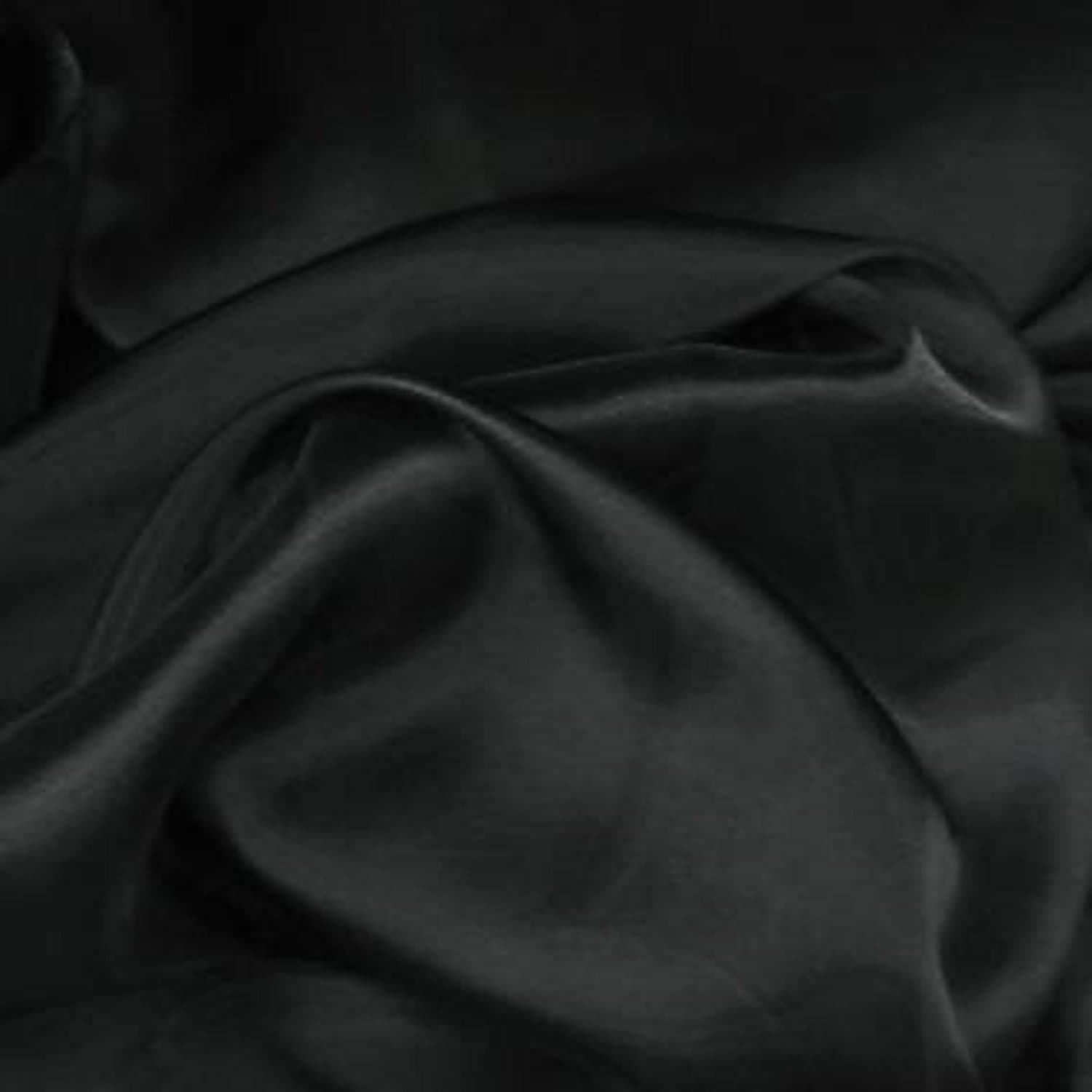 Black Chiffon Fabric 60" By the Yard