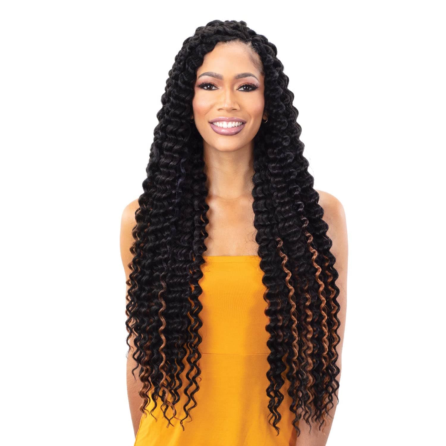 Freetress Crochet Braid - DEEP TWIST EXTRA LONG (4 Medium Brown)