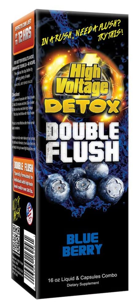 High Voltage Detox Double Flush Blue Berry