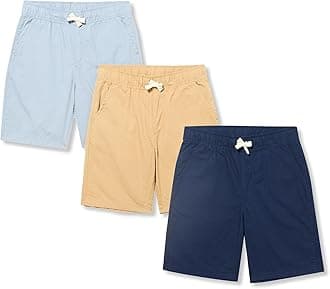 The Children's PlaceBoys Uniform Pull On Jogger Shorts 3-Pack