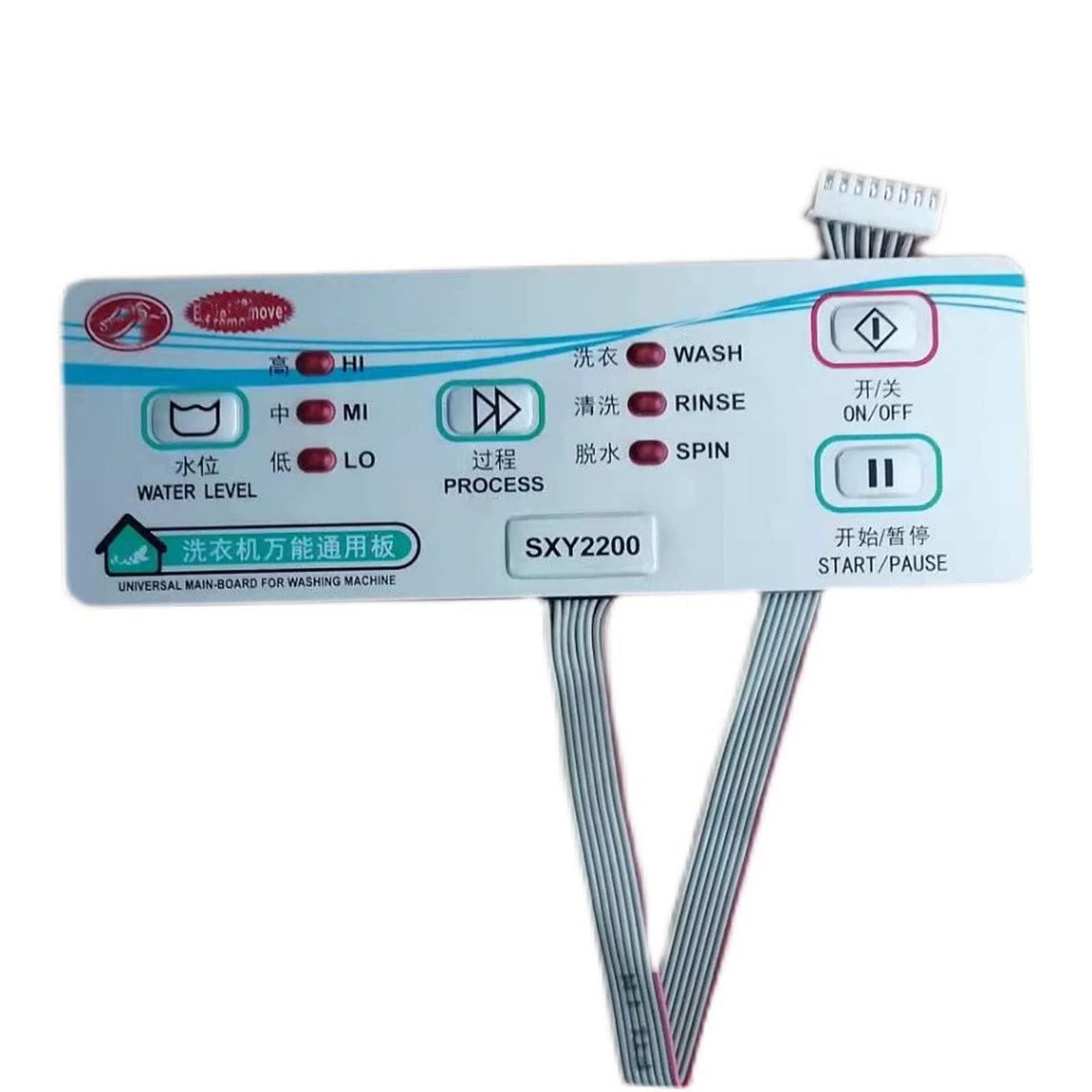Universal Washer Control Panel Replacement for Automatic Washing Machine Electronic Control Board Repair Part SXY2200