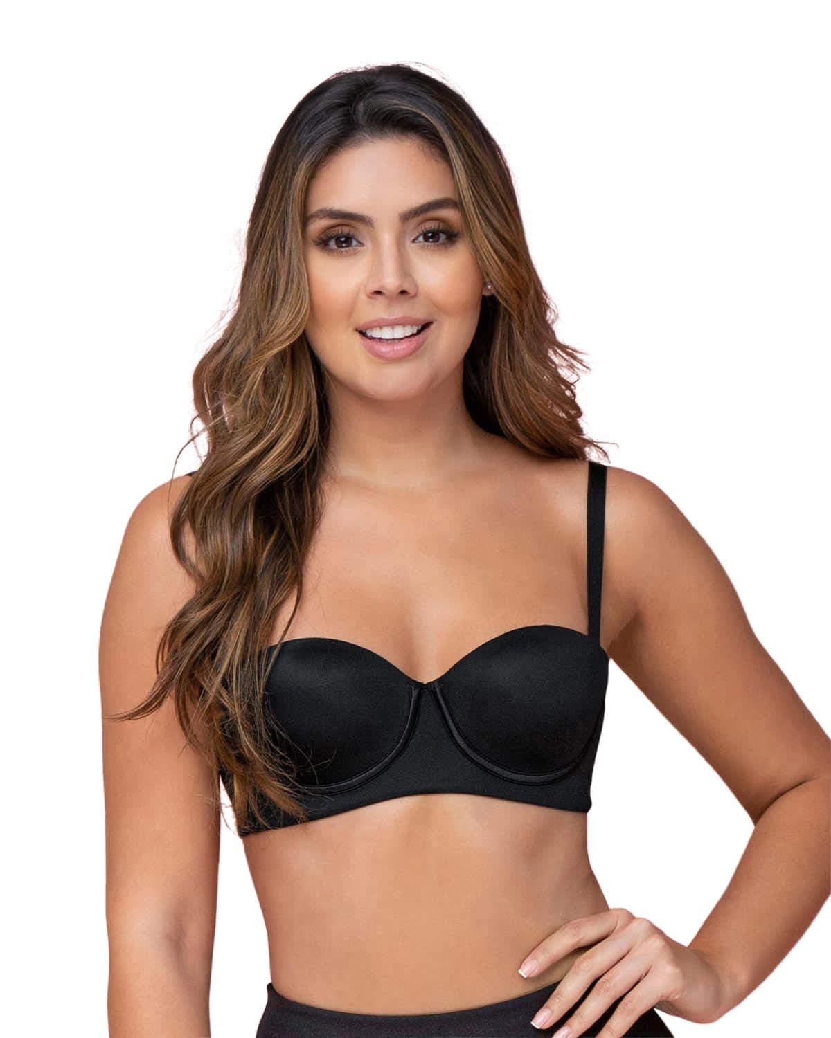 Strapless Contouring Full Coverage Bra for Women with Push up - Bra 360