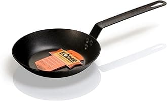 Lodge Pre-Seasoned Carbon Steel Skillet 8" Black FBA_CRS8