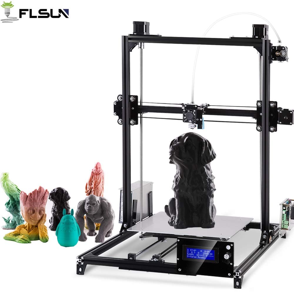 Aluminium Structure 3D Printer DIY Prusa i3 3d Printer Kit Heated 1 KG PLA Filament 8GB SD Card
