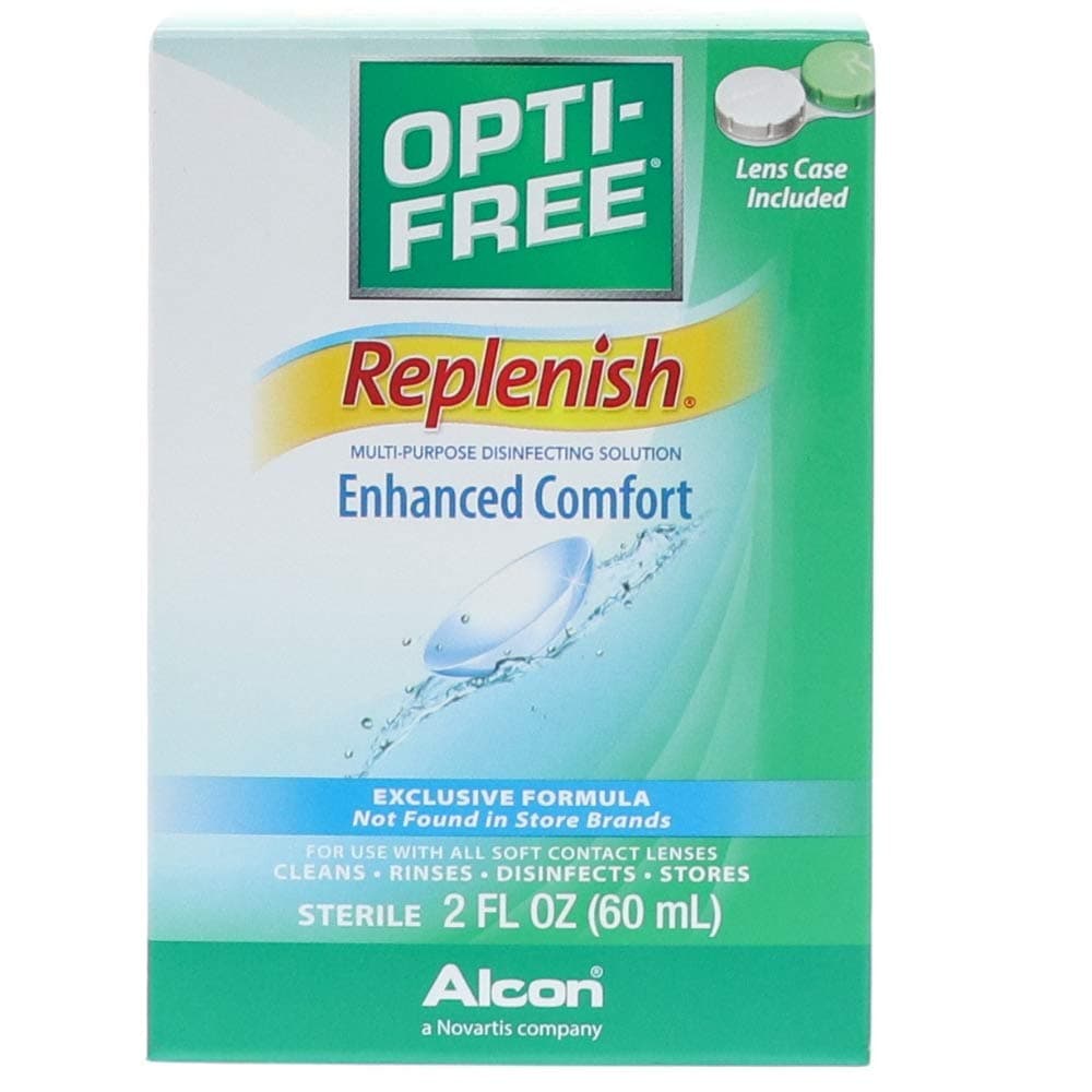 OPTI-FREEReplenish Multi-Purpose Disinfecting Contact Lens Solution, 2 oz