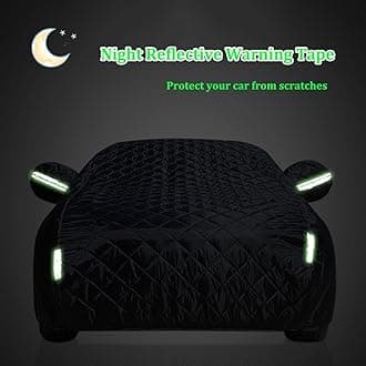 Full Car Cover Compatible with Mercedes Benz AMG A45 4MATIC 2013-2024 Outdoor Hail Protection Car Cover,Thicken Hail Cover for Sedans, SUVs,Trucks,and Minivans All-Weather Protection