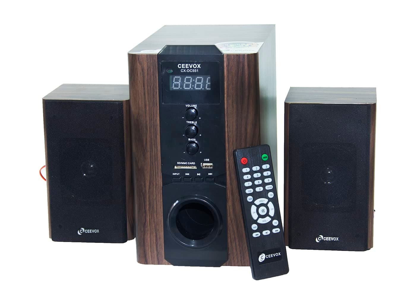 CEEVOX Multimedia Speaker System 2.1 Channel Home Theater System, USB
