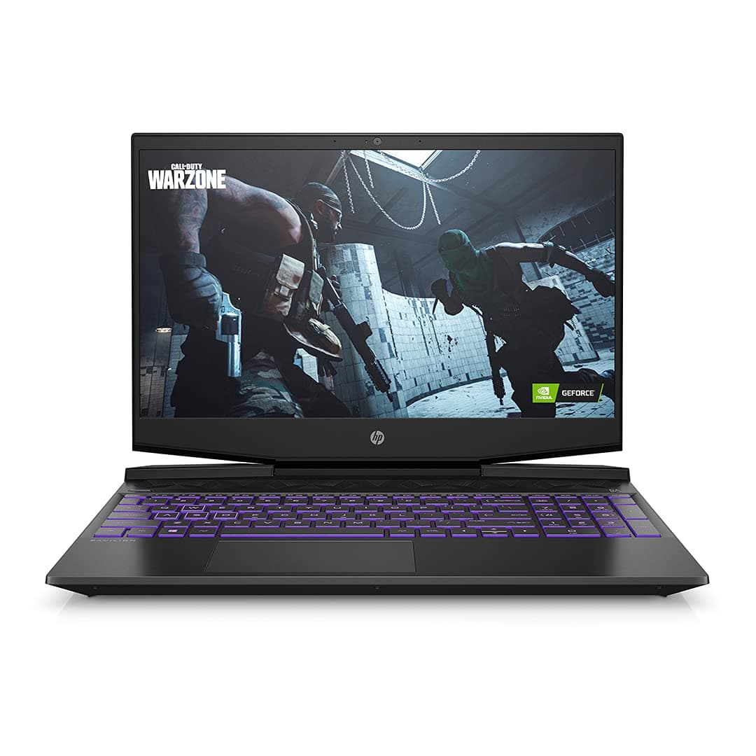 HP Pavilion 10th Gen Intel Core i5 Processor 15.6 inches FHD Gaming Laptop (8GB/512GB SSD + 32GB Intel Optane/144 Hz/Windows 10 Home/MS Office/NVIDIA GTX 1650 4GB/Shadow Black), 15-dk1148TX, 2.23Kg