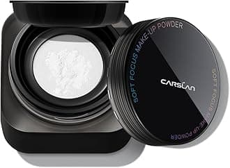 Soft Focus Loose Setting Powder, Waterproof, Matte, Oil Control, Shine Free, Talc-Free Face Powder Makeup, 24H Longwear Finishing Powder, 01 Translucent For Dry （0.63Oz）