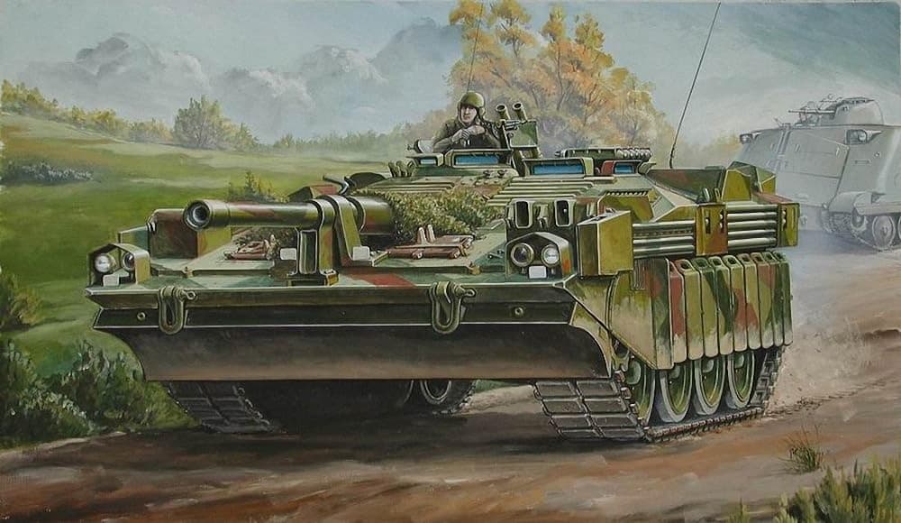 Swedish STRV 103C MBT Model Kit