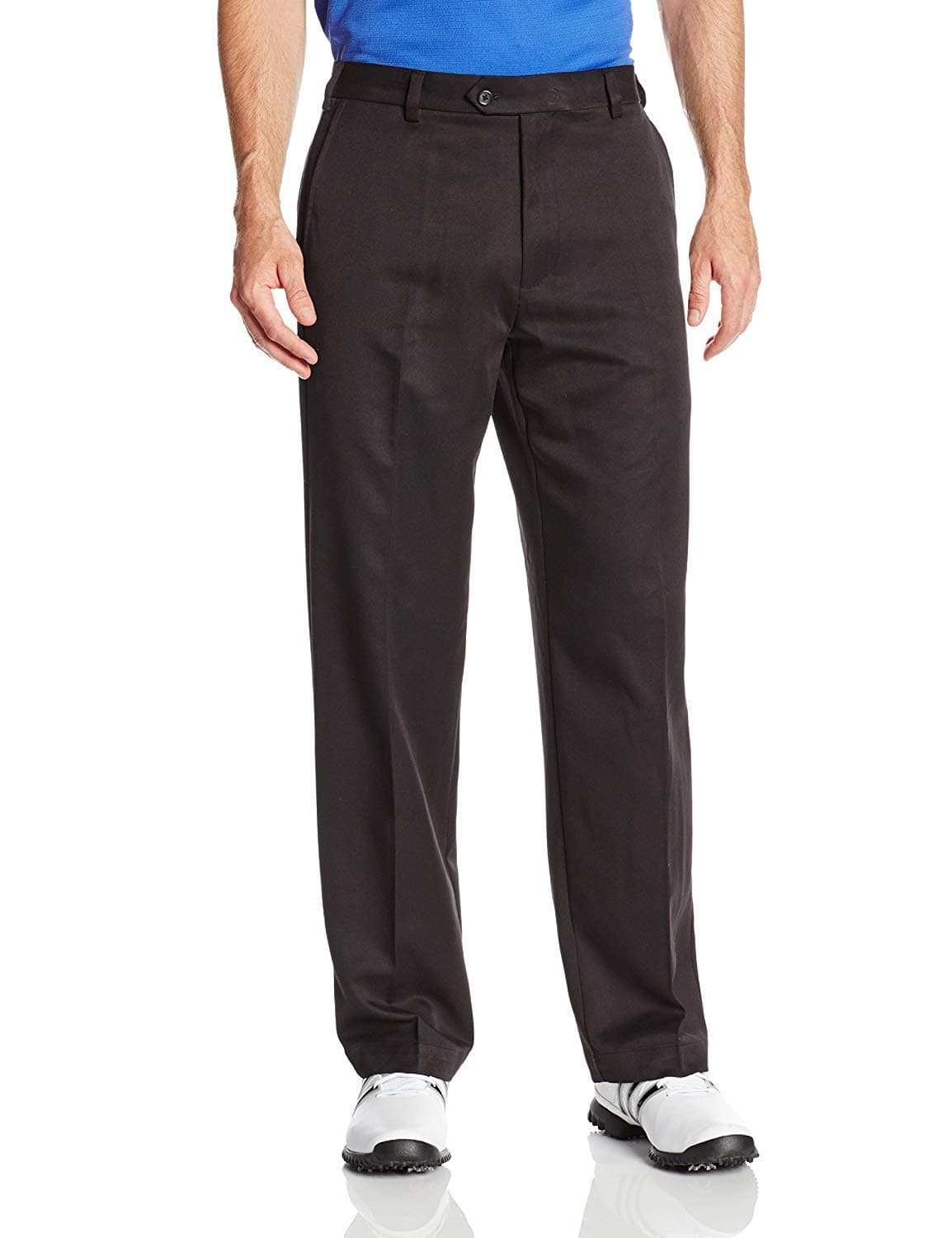 IZOD Men's Golf Microsanded Flat Front Classic Fit Pant