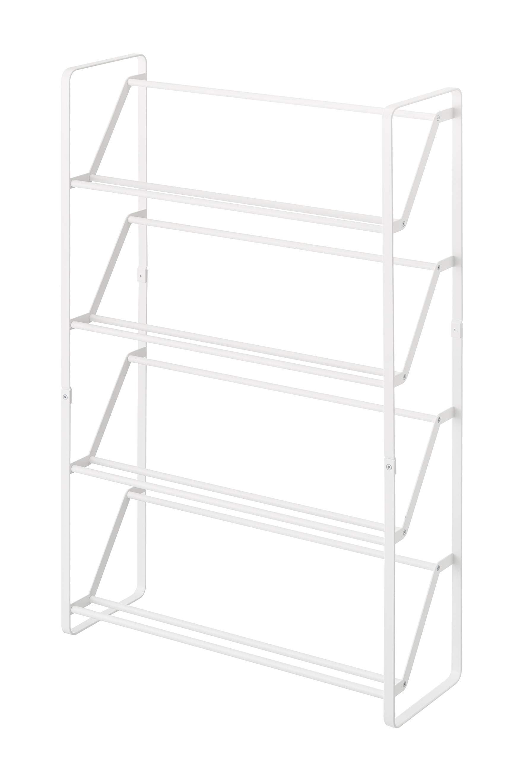 Yamazaki Home Shoe Rack Angled Shelves Organizer