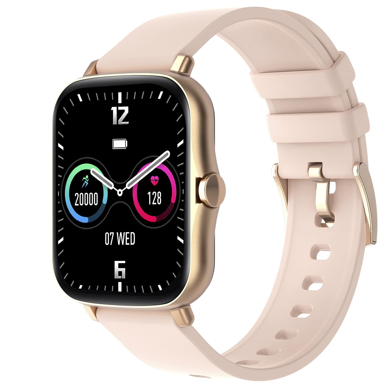 Fire-Boltt Beast Pro Bluetooth Calling 1.69” With Voice Assistance, Local MUSic, Voice Recorder, Spo2 Monitoring, Heart Rate Full Hd Touch Smartwatch With Tws Pairing - Gold