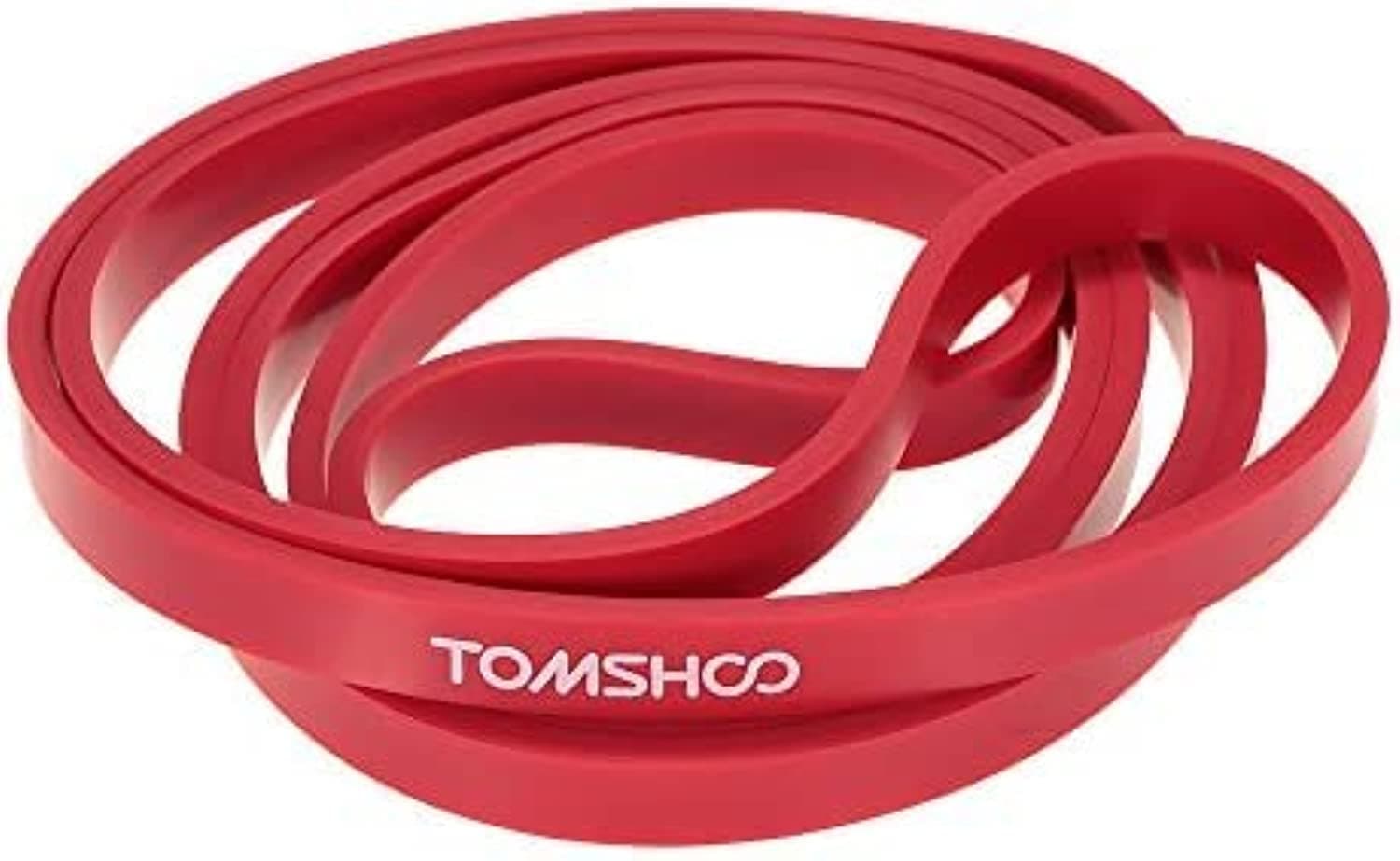 TOMSHOO Exercise Resistance Loop Band Strength Training Bands for Gym Physical Therapy Home Fitness Pull Up Workout Powerlifting Latex Muscle Building