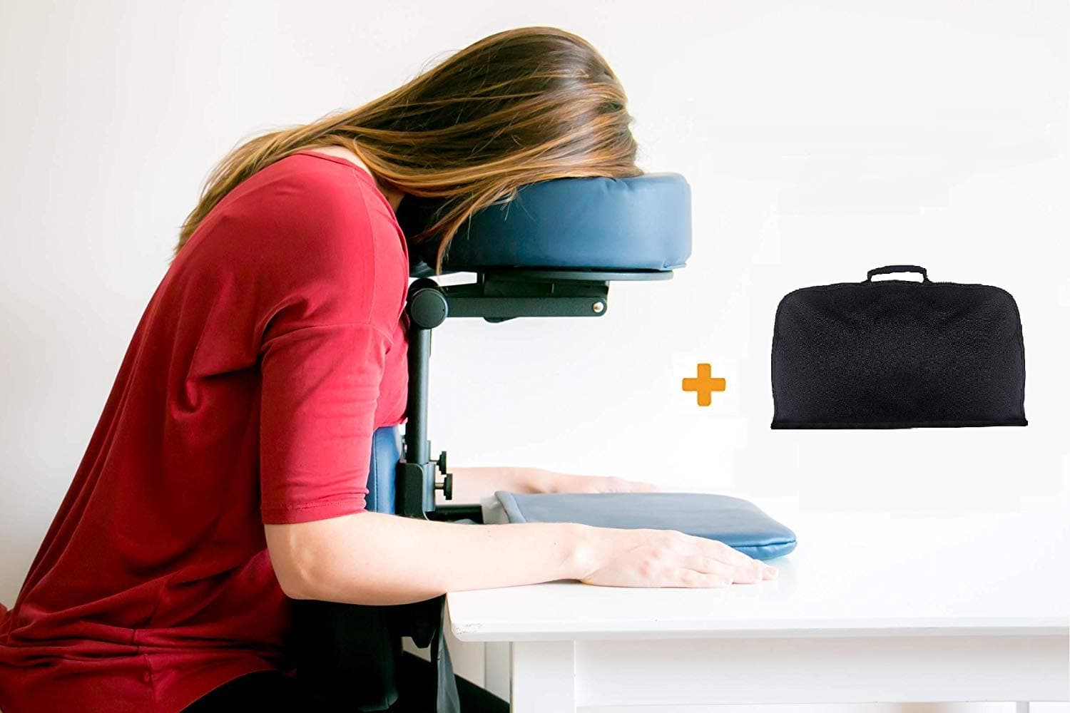 Face Down Recovery Support System - for Sitting (at Home or in The Car) and Sleeping During Recovery- Post Vitrectomy, Macular Hole and Retinal Detachment Surgery Recovery Equipment + Carrying Case